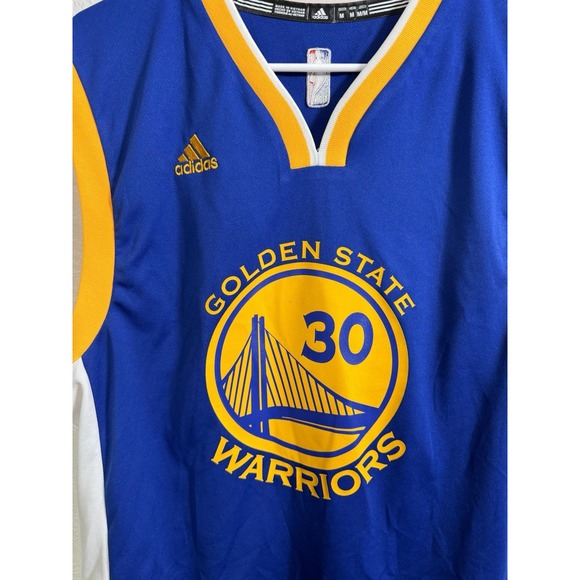 NBA Adidas Steph Curry #30 Golden State Warriors Jersey Men's Medium Blue - Picture 2 of 7
